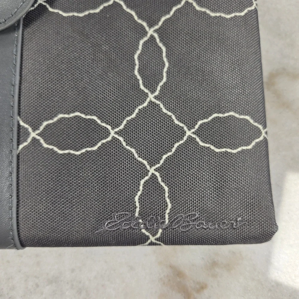 Eddie Bauer Portable Changing Pad Grey Geometric Travel Diaper Clutch Baby Gear
